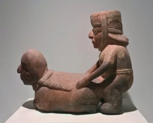 Ancient erotic art in Lima.