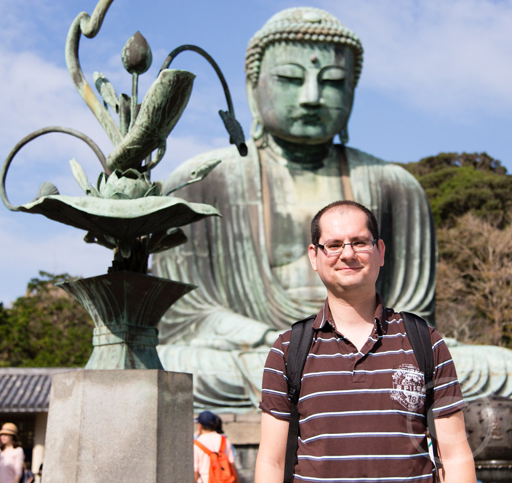 The big Buddha and myself