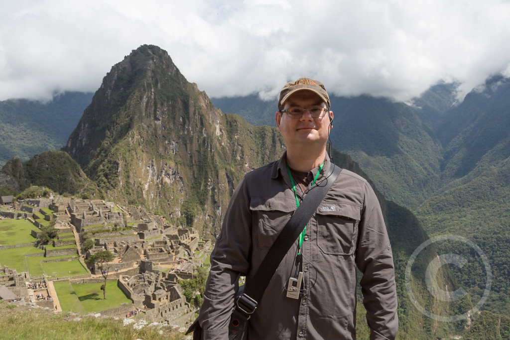 Me in front of Machu Picchu