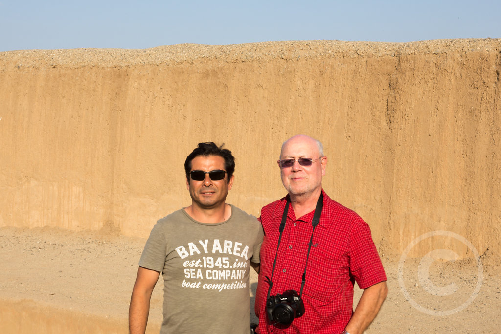 Burkhard with guide